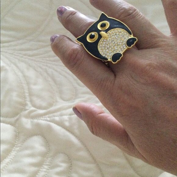 NWT Amrita Singh Owl stretch ring - Picture 2 of 5